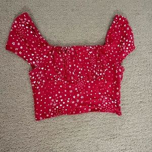 Pac Sun short sleeve crop top